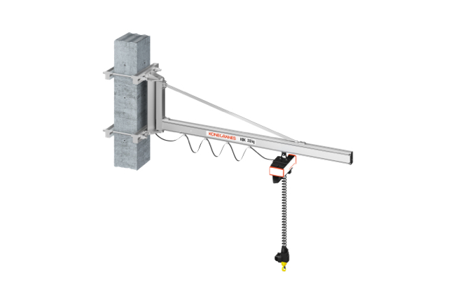  Konecranes Wandschwenkkran KBK-Aluline, abgespannt